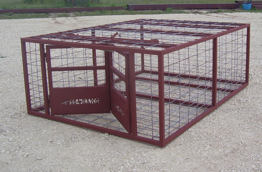 High Quality Custom Hog Traps by "BOSS HAWG", Cross Plains Texas