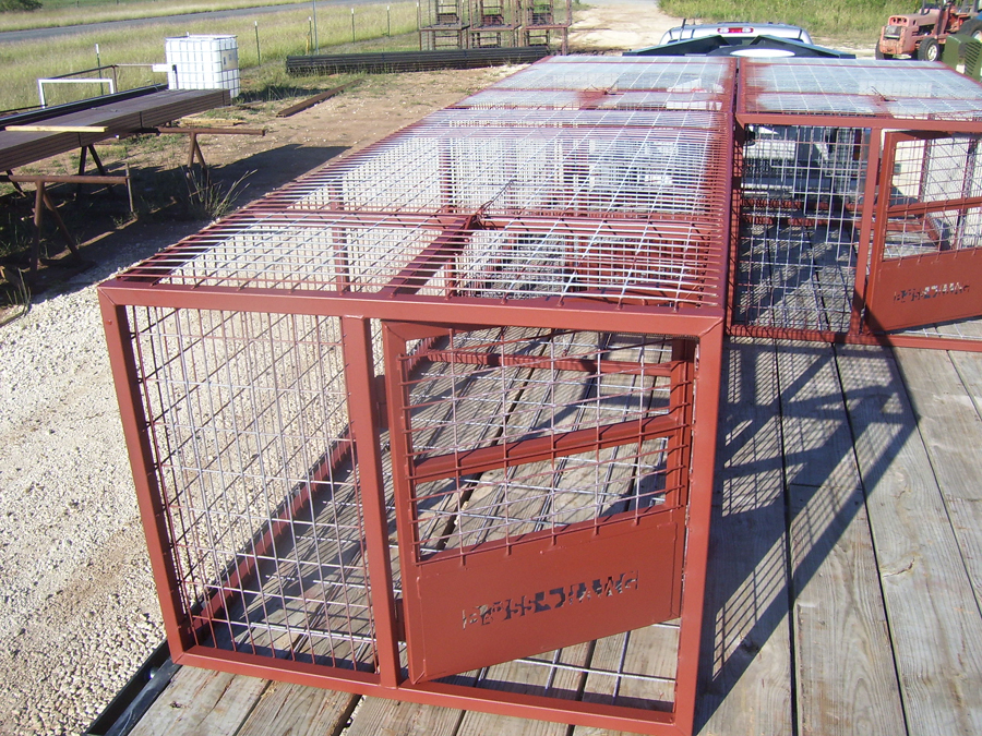 High Quality Custom Hog Traps by "BOSS HAWG", Cross Plains Texas