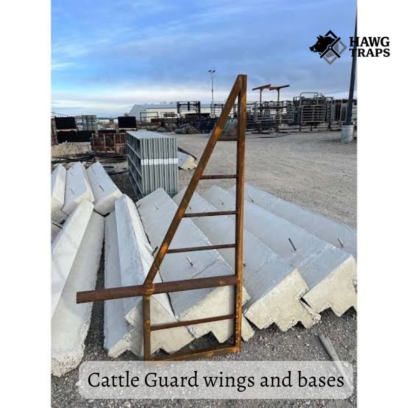 Cattle guard wings