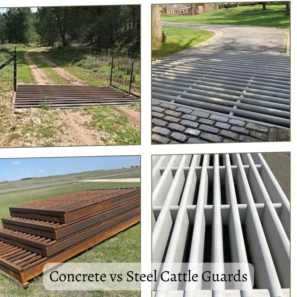 Concrete vs Steel Cattle Guards